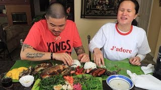 ILOCANO STYLE MUKBANG  FILIPINO FOOD [upl. by Tonneson]