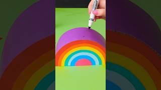 DIY Easy Rainbow Marker Holder for Kids🌈 [upl. by Megen]