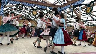 Oktoberfest 2023 Schuhplattler  the best Bavarian dance ever [upl. by Nonnahsal]