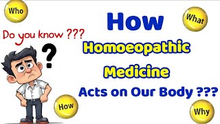 How Homoeopathic Medicine acts on Our Body   World Homoeopathy Day  10 April  Homoeopathic Cure [upl. by Nataline]