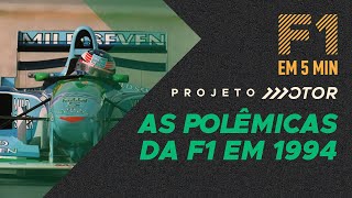 AS TRAGÉDIAS E POLÊMICAS DA F1 EM 1994 [upl. by Sumner938]