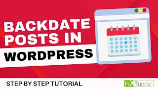 How To Back Date Posts In WordPress [upl. by Coates]