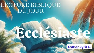 Ecclésiaste ou livre de la Sagesse chapitres 9 et 10 [upl. by Atinat]