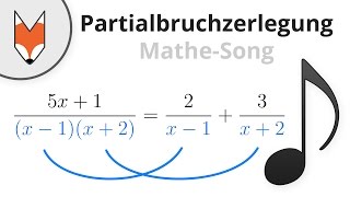 Partialbruchzerlegung MatheSong [upl. by Ario]