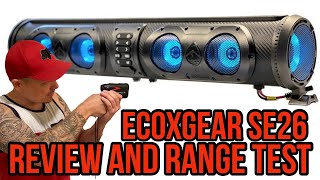 ECOXGEAR SOUND BAR RANGE TEST AND REVIEW [upl. by Cordey707]