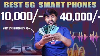 Best mobiles under 10000 TO 40000 in india ll Gaming Display camera Smartphone in Telugu 2024 [upl. by Gilba]