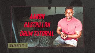 Aaron Castrillon Drum lick tutorial crisscross [upl. by Walden]