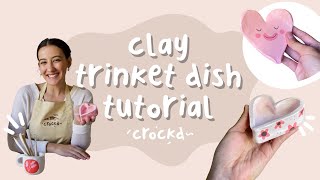 Clay Trinket Dish Tutorial  Learn TWO Methods in Under Four Minutes [upl. by Pontone]