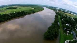 Evandys BoatelNaples Illinois Flooding June 29 2015 Via Skycam [upl. by Whitten]