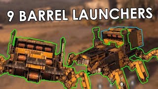 9 BARREL LAUNCHER SPIDER FUSION  Crossout [upl. by Eeramit]