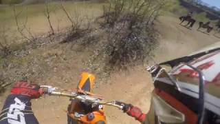 KTM SX 380 2 Stroke test riding [upl. by Arakawa]