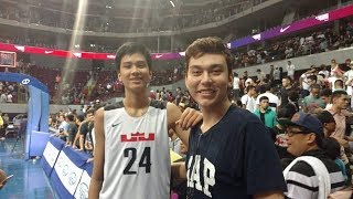 Ethan Kirkness 610quot Gilas Pilipinas Center Prospect [upl. by Algernon551]