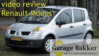 Video review Renault Modus 16 16v Automaat Authentique Luxe 2005 35RLPH [upl. by Christie]