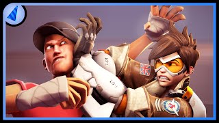 Overwatch vs TF2 SFM [upl. by Aelam]