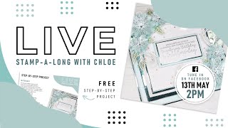 StampaLong Live 6 with Chloe Endean from Chloes Creative Cards [upl. by Ezechiel949]