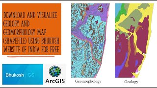 Download Geology amp Geomorphology shapefile from Bhukosh for Free [upl. by Atal]