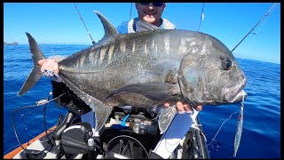 Vertical Jigging  Kayak Fishing Hawaii [upl. by Pierrepont]