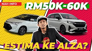 TOYOTA ESTIMA VS ALZA – MANA YANG BEST [upl. by Salocin]