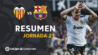 Resumen de Valencia CF vs FC Barcelona 20 [upl. by Romina]