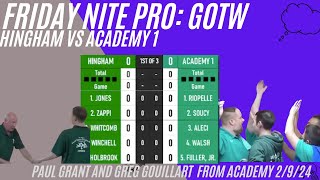 Friday Nite Pro GOTW Hingham at Academy I [upl. by Adnarb]