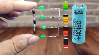 Make your own LED 18650 Battery Level Indicator [upl. by Frame98]