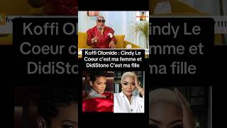 Koffi Olomide  Cindy Le Coeur c’est ma femme et Didistone retera ma fille [upl. by Noguchi]