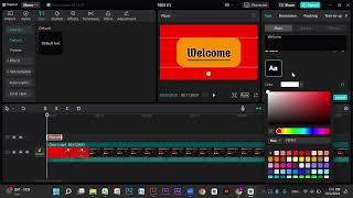 Lecture no 4  How to Add text in Capcut  Video Editing Course [upl. by Ahsilaf]