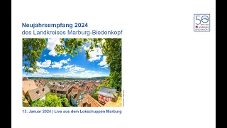 Neujahrsempfang des Landkreises MarburgBiedenkopf – Live aus dem Lokschuppen in Marburg [upl. by Rumery153]