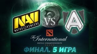 Alliance vs NaVi  Финальная 5 Игра The International 2013 Русские Комментарии [upl. by Myriam]