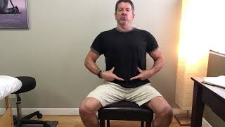 Seated decompression breathing—2 minute postural correction [upl. by Seldun]