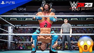 WWE 2K23  AJ Styles vs LA Knight  Greatest Match at WrestleMania XL  PS5™ 4K60 [upl. by Valdes]