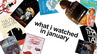 what i watched in january [upl. by Harlamert]