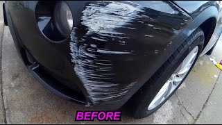 Car scratch and scuff removed with WD40 and magic eraser [upl. by Bohaty316]