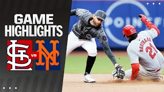 Cardinals vs Mets Game Highlights 42724  MLB Highlights [upl. by Atiroc]