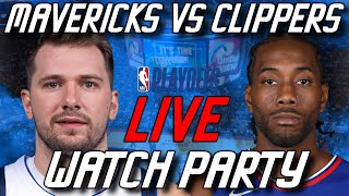 Mavericks vs Clippers Live Watch Party  NBA Playoffs 2024 [upl. by Eikcid954]