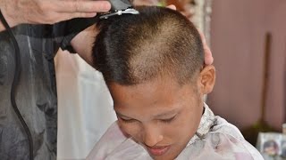 Girl full head buzzcut [upl. by Jesus]