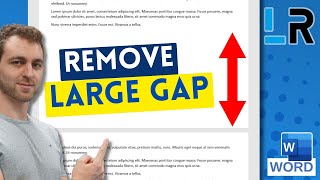 MS Word Large gap at bottom of page ✅ 5 SOLUTIONS to remove [upl. by Cut130]