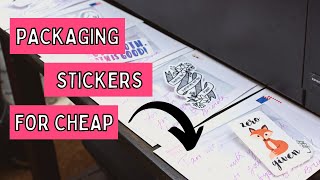 How To Ship And Package Stickers Minimalist Packaging Ideas amp Packing Sticker Orders CHEAP [upl. by Negeam]