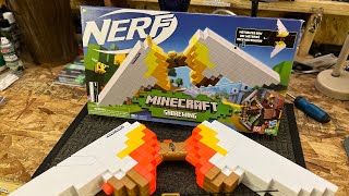 Nerf MINECRAFT Saberwing [upl. by Soph]