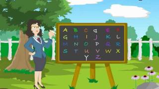 Edewcate english rhymes  The English Alphabet ABC song [upl. by Sivrat]