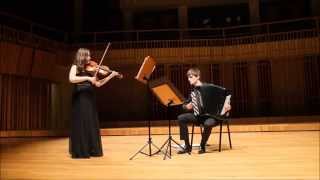 Vittorio Monti  Czardasz ViolinampAccordion Duo [upl. by Tennek]