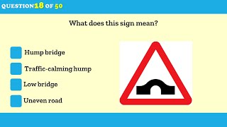 driving theory test uk 2023  driving theory test dvsa 50 questions and answers 2 [upl. by Alinoel]