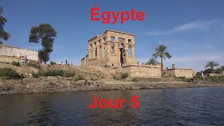 Égypte Jour 5 – Temple de Philae Barrage d’Assouan Jardin botanique et village nubien [upl. by Nasia]