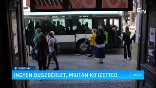 Ingyen buszbérlet miután kifizetted – Erdélyi Magyar Televízió [upl. by Erlene4]