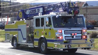 Virginville Fire Company Ladder 33 Responding 42220 [upl. by Goldner]