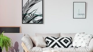 Heres How You Can Hang BIG Wall Art Without a Single Nail or Hammer [upl. by Mcclure]