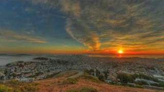 Twin Peaks San Francisco Sunrise HDR timelapse [upl. by Giles931]