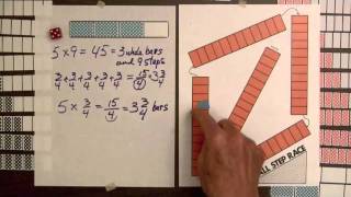 Multiplication Step 1 Models for Multiplying Fractions and Whole Numbers Video 16 [upl. by Nilhtac]