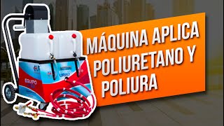 Maquina para aplicar poliurea poliuretano y epoxicos Pisos Industriales Construcción y Mantenimiento [upl. by Onaireves358]