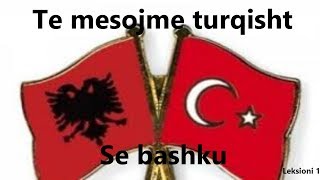 01  Te mesojme turqisht se bashku  Mesimi 1  Hyrje ne Gjuhen Turke [upl. by Eiramit]